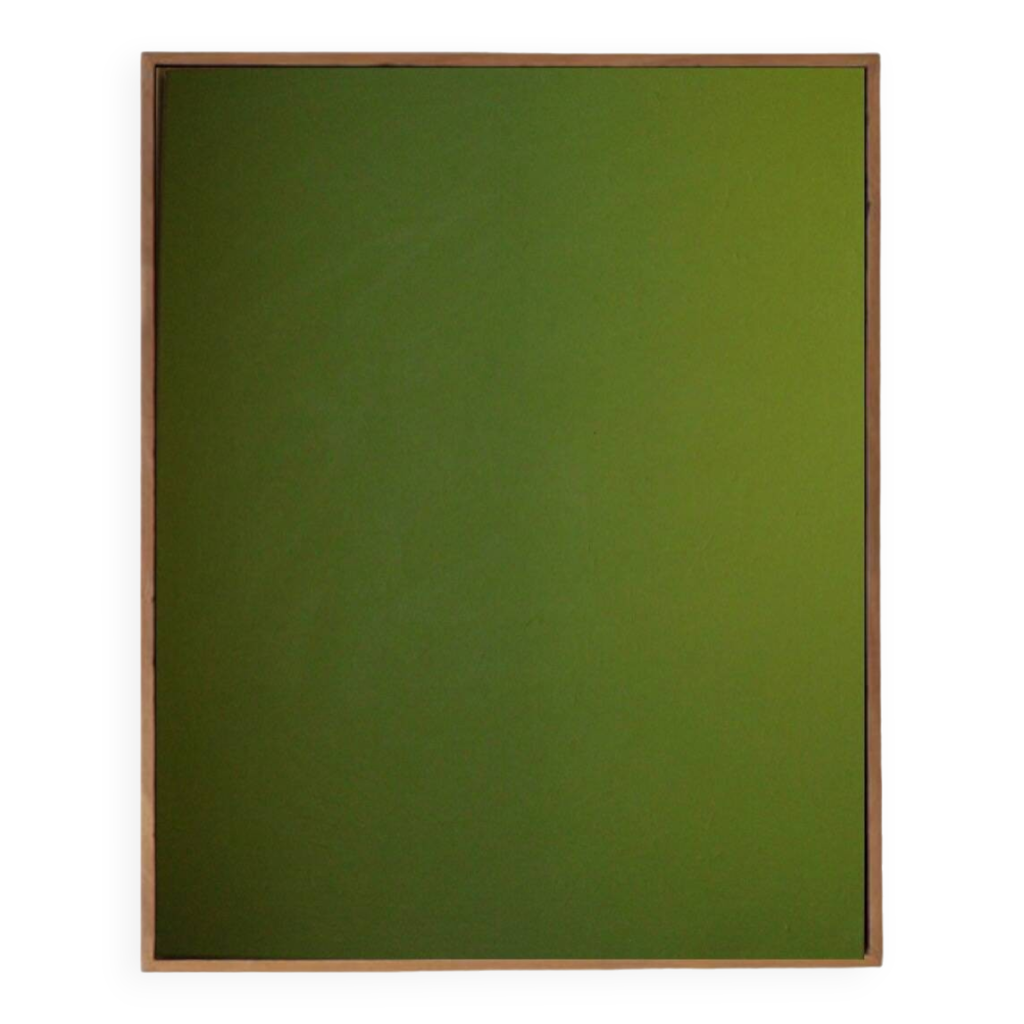 Abstract Monochrome anise green 100x81 cm