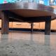 Oval coffee table by Roger Capron, 1970s