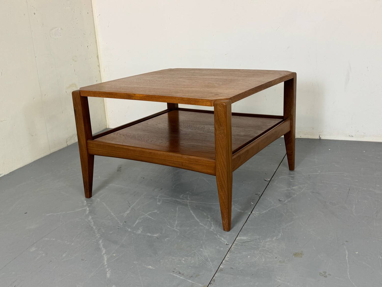 Scandinavian Danish Teak & Formica Coffee Table, 1950s
