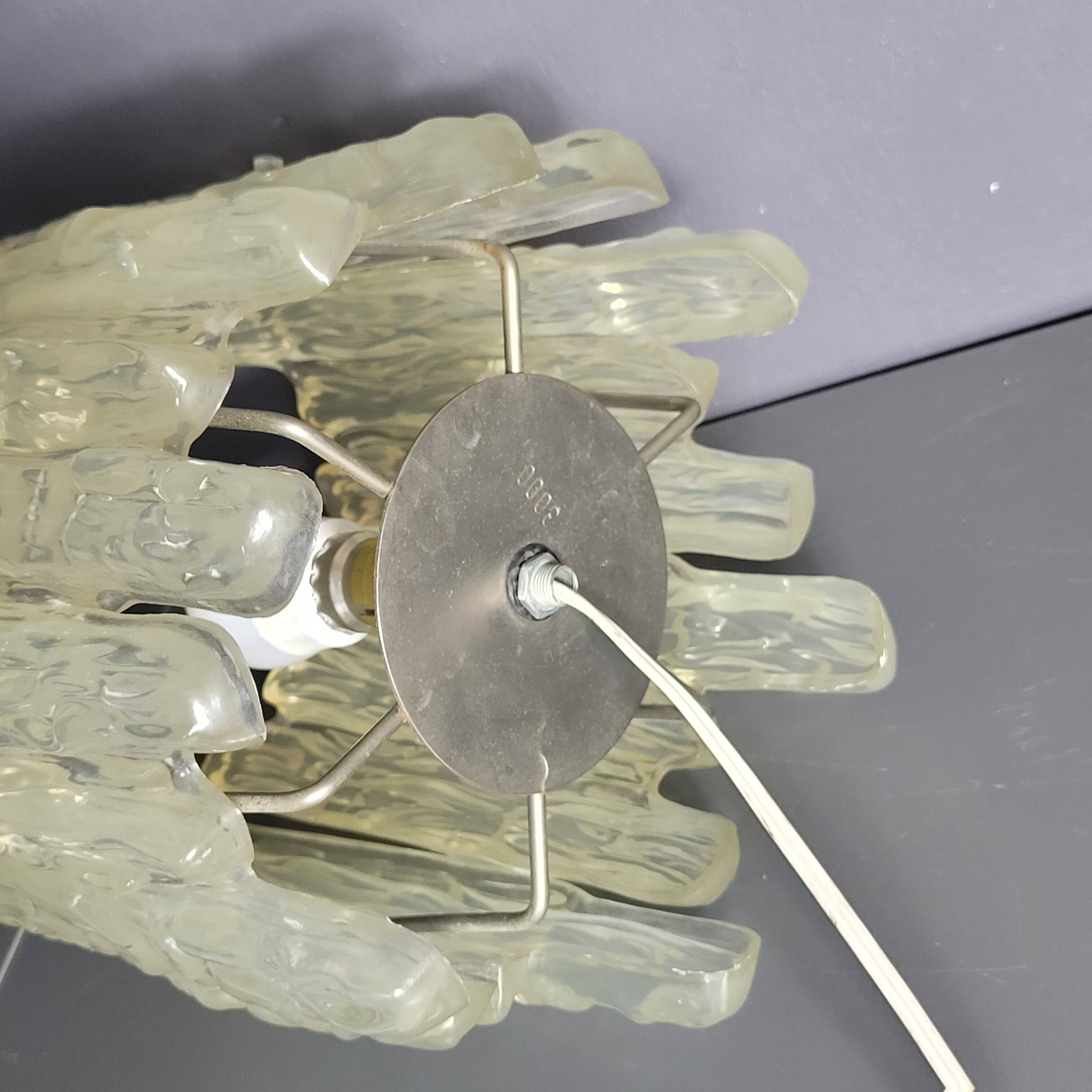 Ice Frost by JT Kalmar vintage lighting 70's