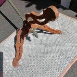 Barber's mirror on telescopic stand 1920 43x35cm