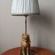 Thai Singha lion foo dog bedside lamp