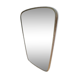 Mirror freeform asymmetrical modernist 50 60 s 57x36cm