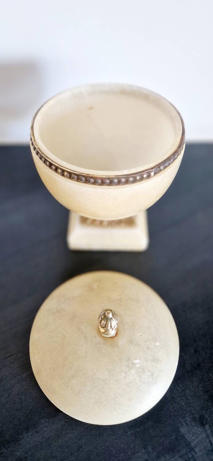 Empire style marble candy box