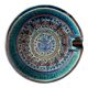 Italian blue ceramic ashtray, design Aldo Londi for Bitossi, 1960