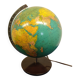 Globe terrestre lumineux vintage JRO Wechselbid, France