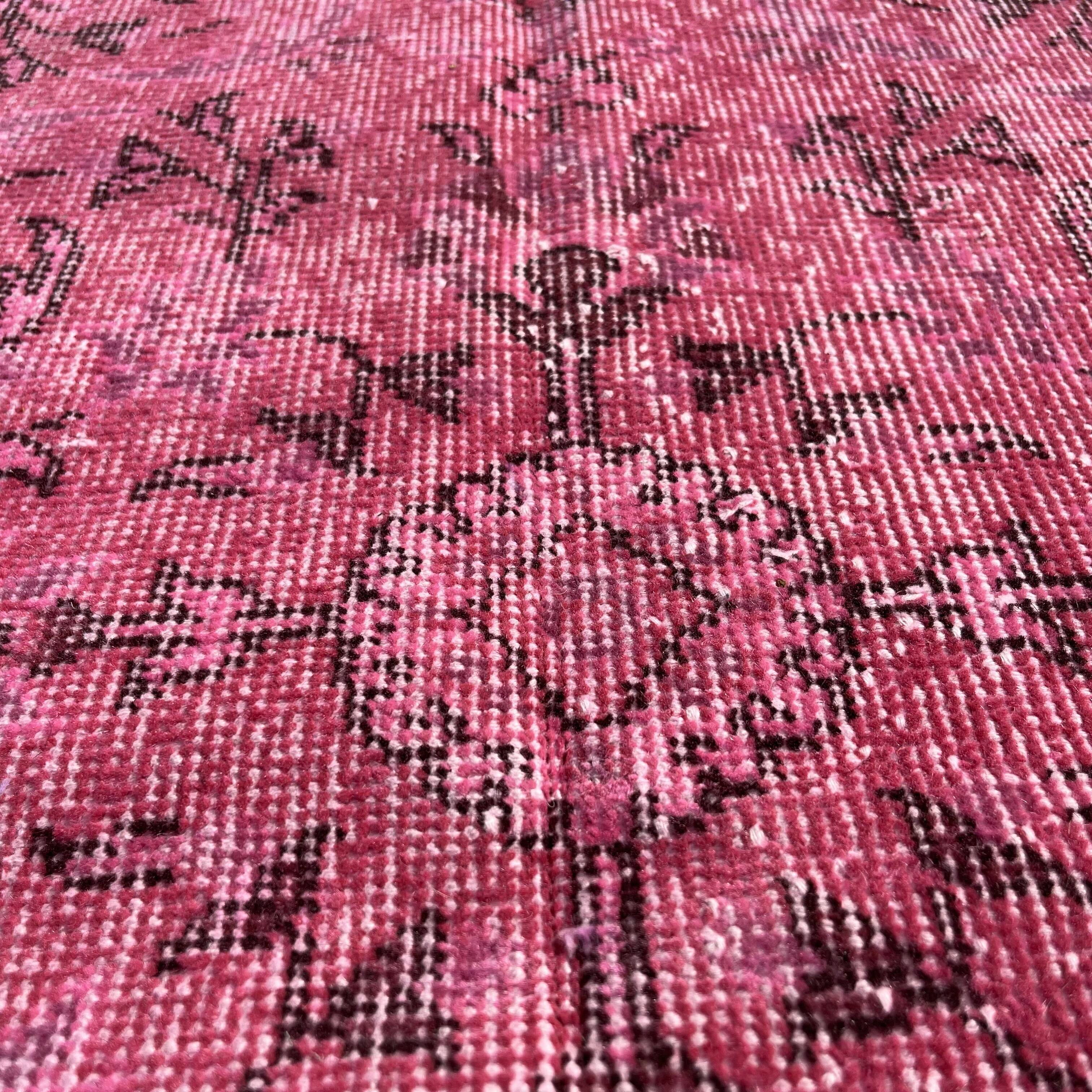 Vintage distressed turkish rug