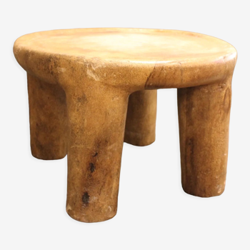 Palm wood table, unique piece, XX th