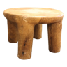 Palm wood table, unique piece, XX th