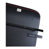 Black and red armchair by Yrjö Kukkapuro for Avarte, Finland, 1980s