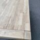 Grande table à manger scandinave extensible en chêne massif décapée 160-240