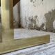 Brass table 1970 Italian lacquer