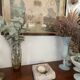 Vintage pinkish beige marble ashtray