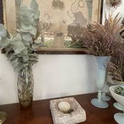 Cendrier en marbre beige rosé vintage