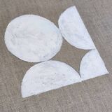 Modern jute painting 30 x 30 cm