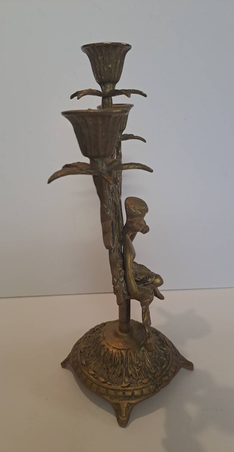 Vintage bronze chandelier