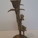 Vintage bronze chandelier