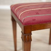 Tabouret en acajou du 20e siècle