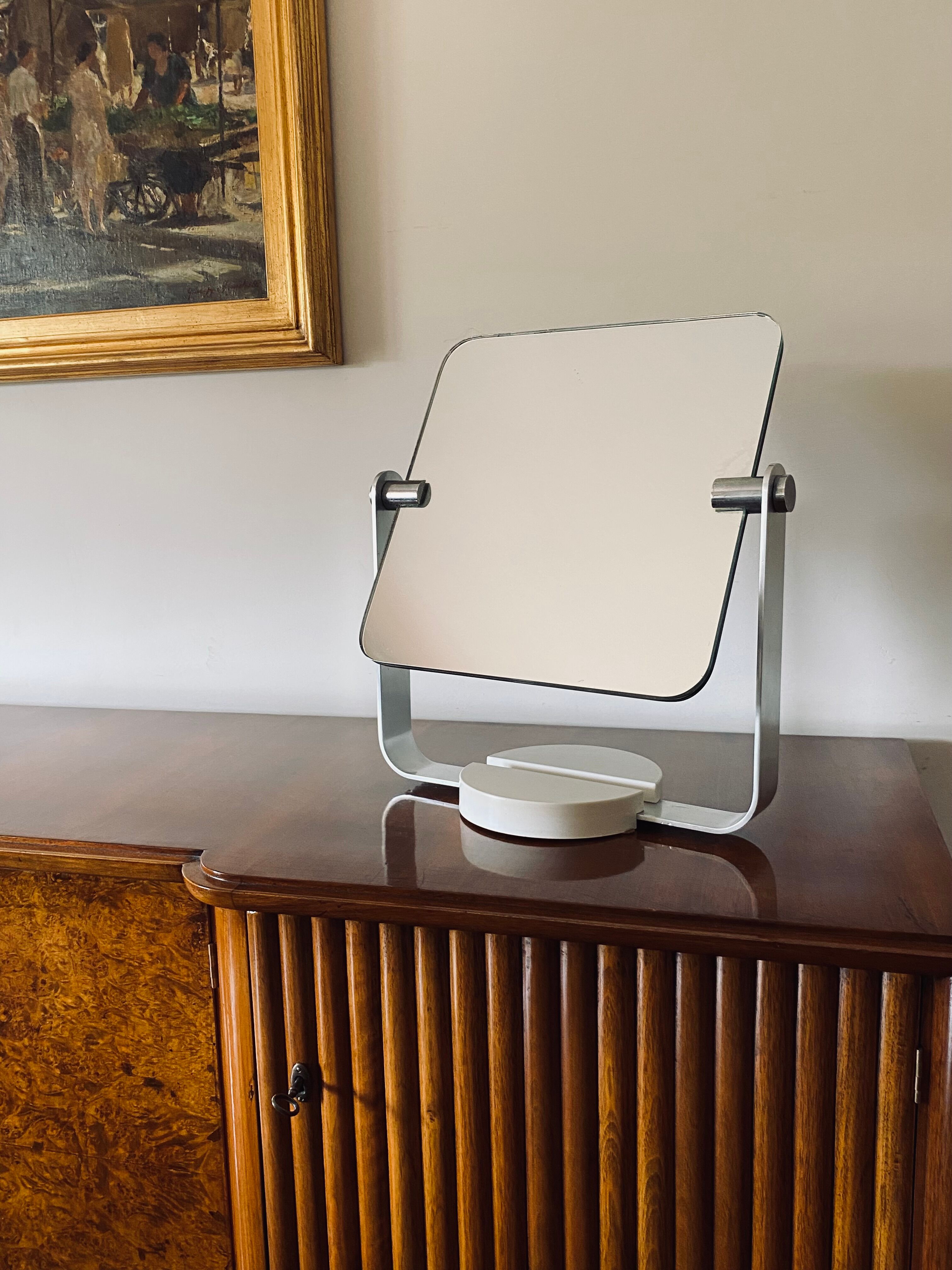Table mirror / vanity, Italy 1970s