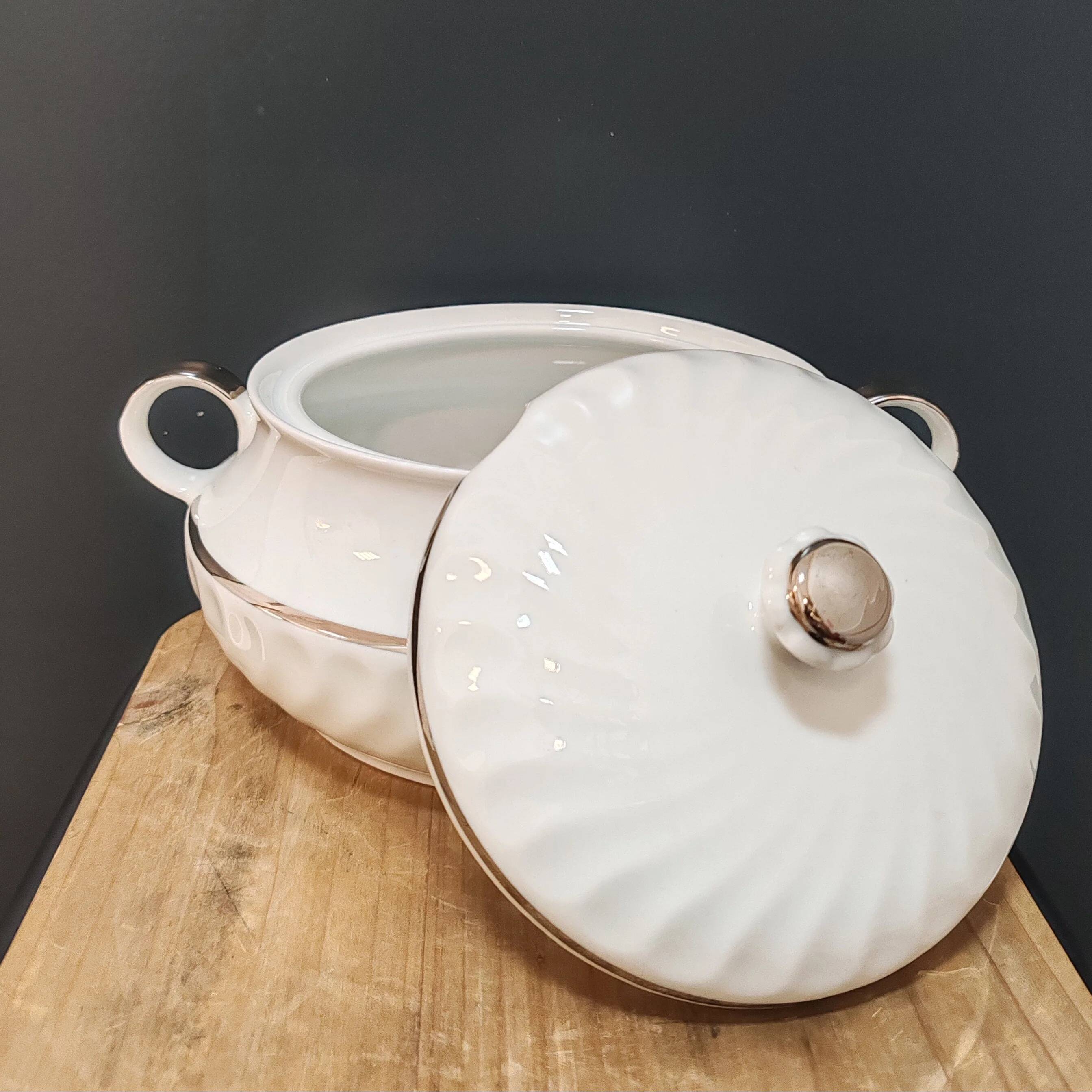 Porcelain soup tureen