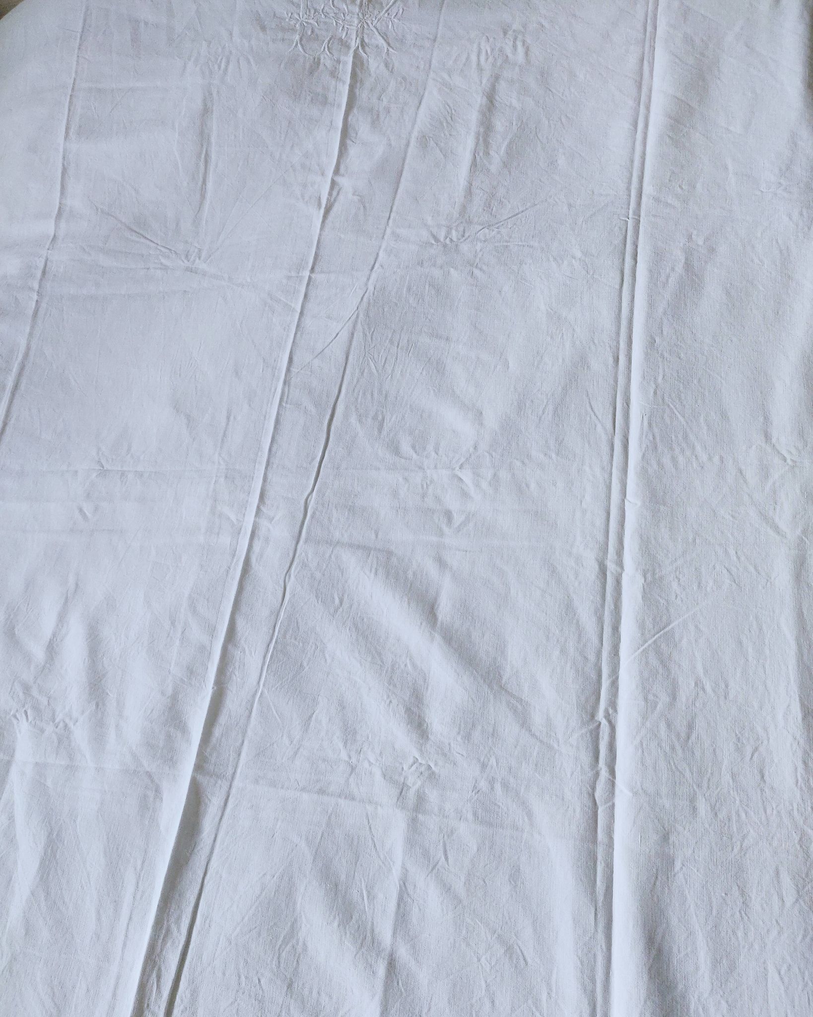 190 x 260 cm "CK" antique linen flat sheet