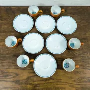 Set of 6 cups + saucers Villeroy and Boch Chekiang