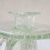 Bubble glass candle holder