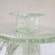 Bougeoir verre bullé