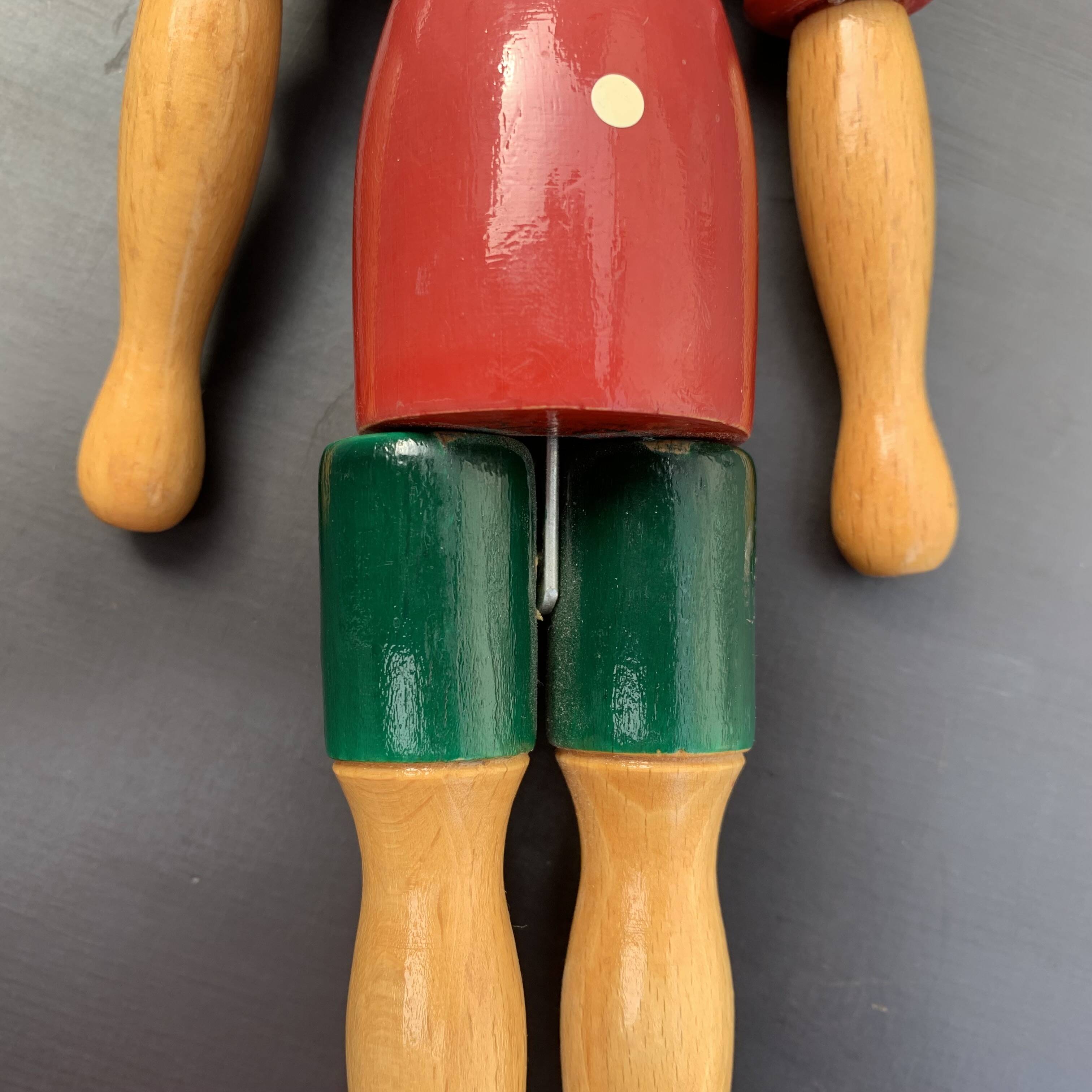 Articulated wooden Pinocchio - 31 cm