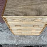 Commode en rotin