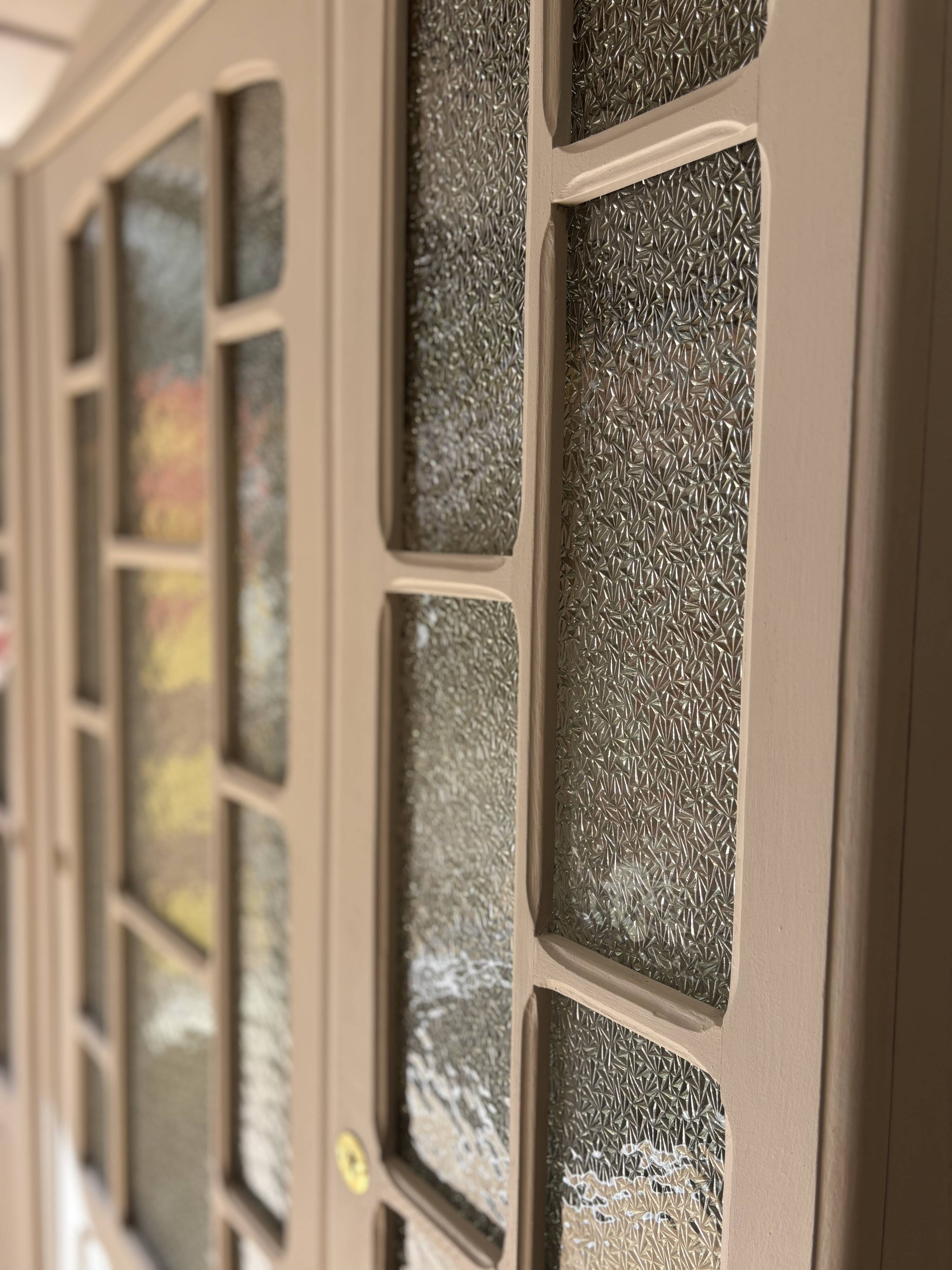 Glass-fronted Parisian wardrobe