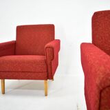 Paire de fauteuils des années 1950, Tchécoslovaquie