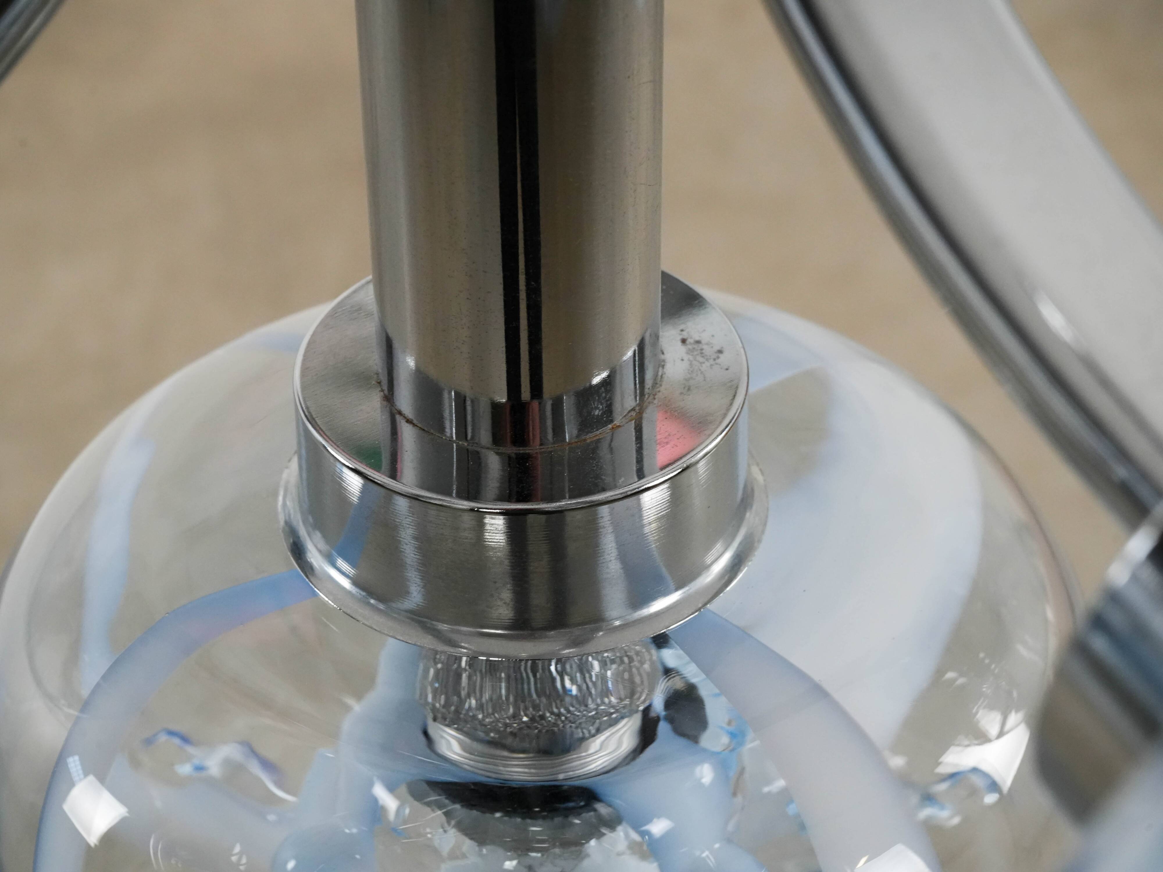 Chandelier, Italian design, Murano glass, 1970s, manufactured in Italy