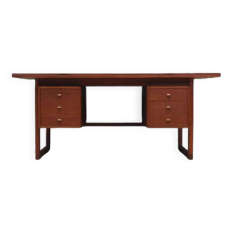 Teak desk, Danish design, 1970s, production: Denmark