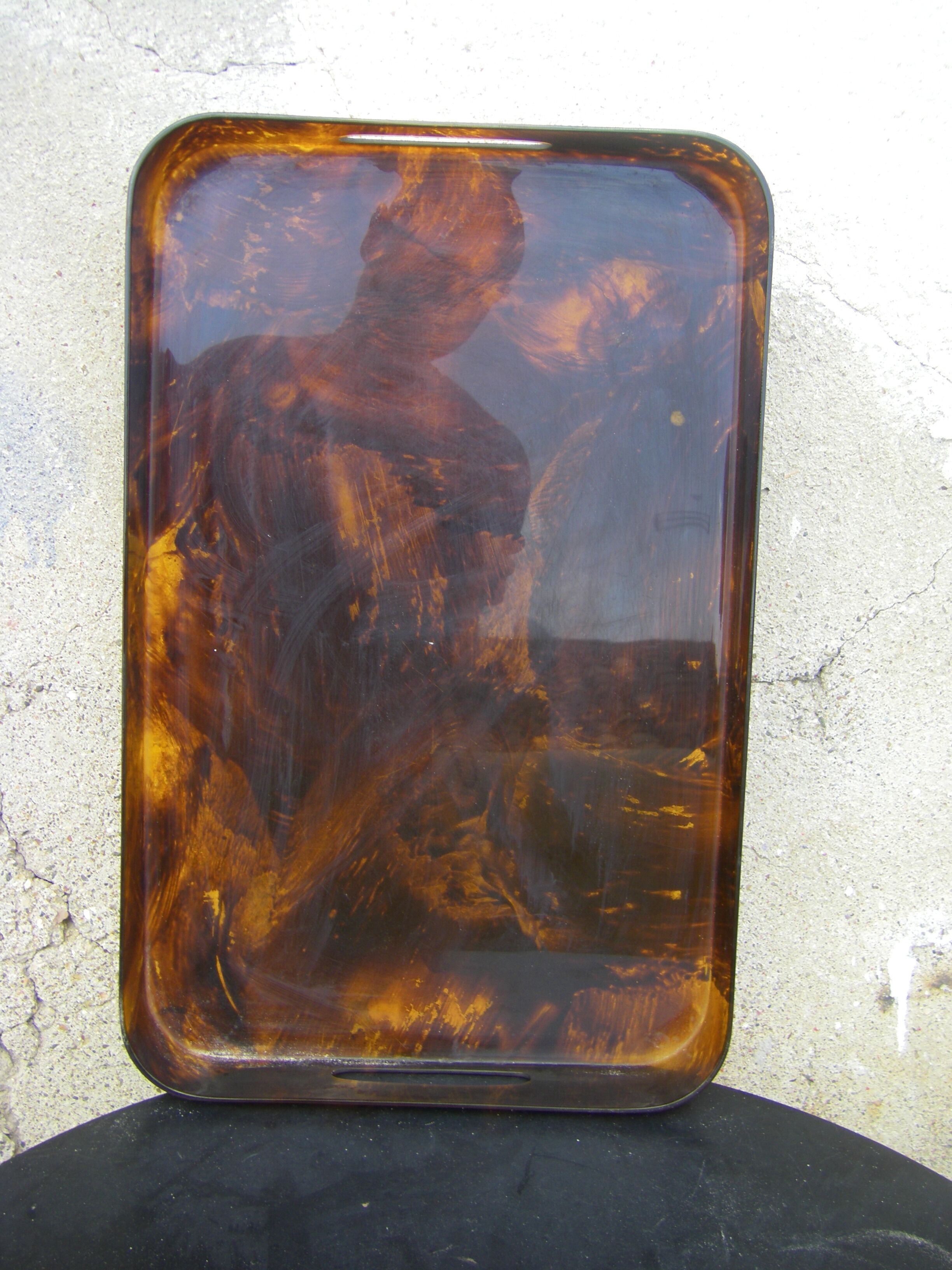 Vintage lucite tray