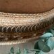 Vintage wicker mirror