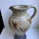 Very large pitcher / ceramic pitcher / glazed pottery 60s-70s signed