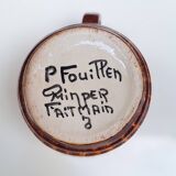 Part of a Quimper ceramic dinner service signed Paul Fouillen