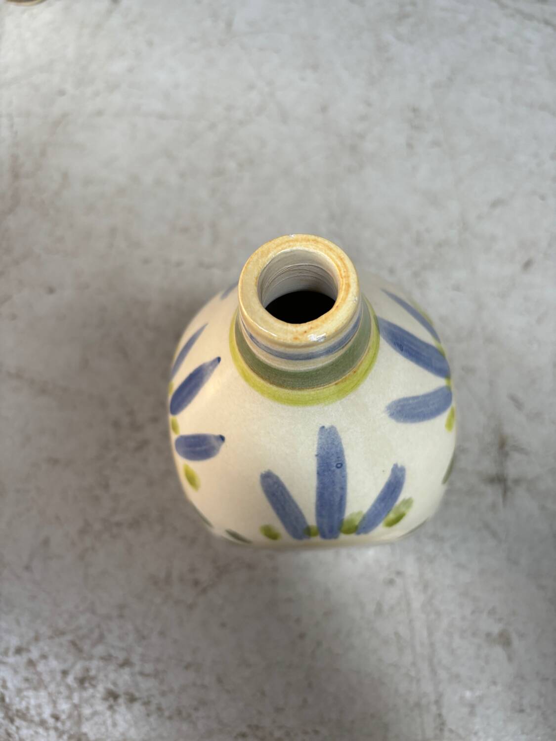 ceramic Vase decorated with Face 22cm