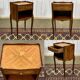 Louis XV style bedside table in rosewood and oak from the 1970s.