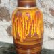 Large glazed ceramic vase Vintage Saint Clement 60s/70s