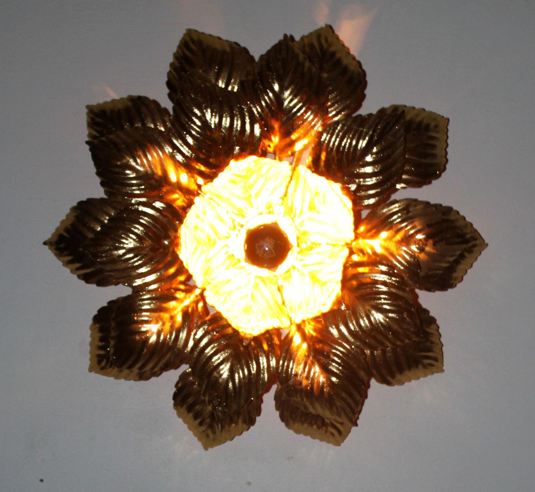 Applique florale Masca, Italie, 70's