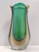 Green and Yellow Sommerso Murano Glass Vase attr. to Flavio Poli, Italy