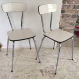 Pair of vintage formica chairs