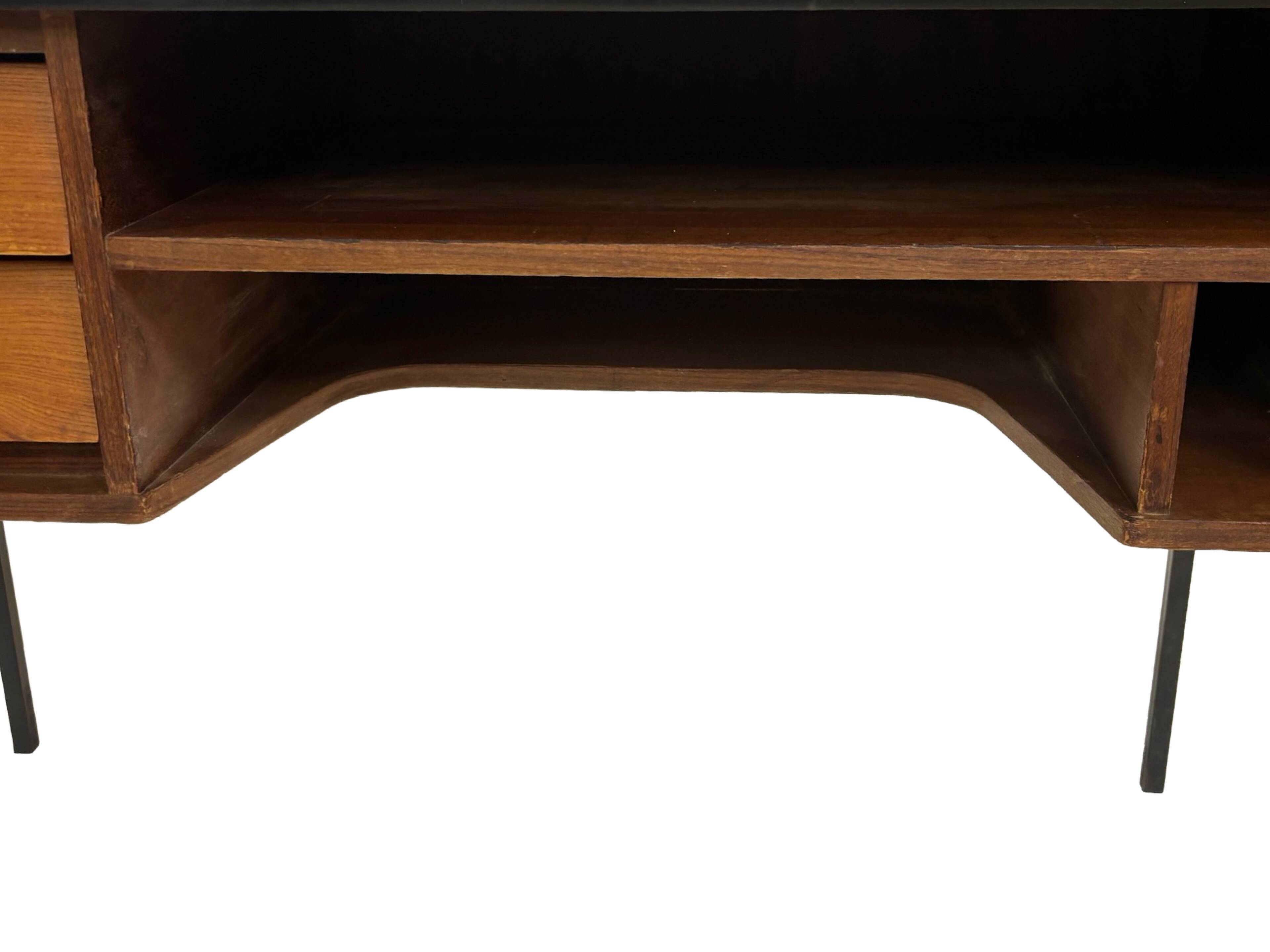 Bureau Mid-Century design Marko Galvanitas Pays-Bas bureau d'enseignant 1960