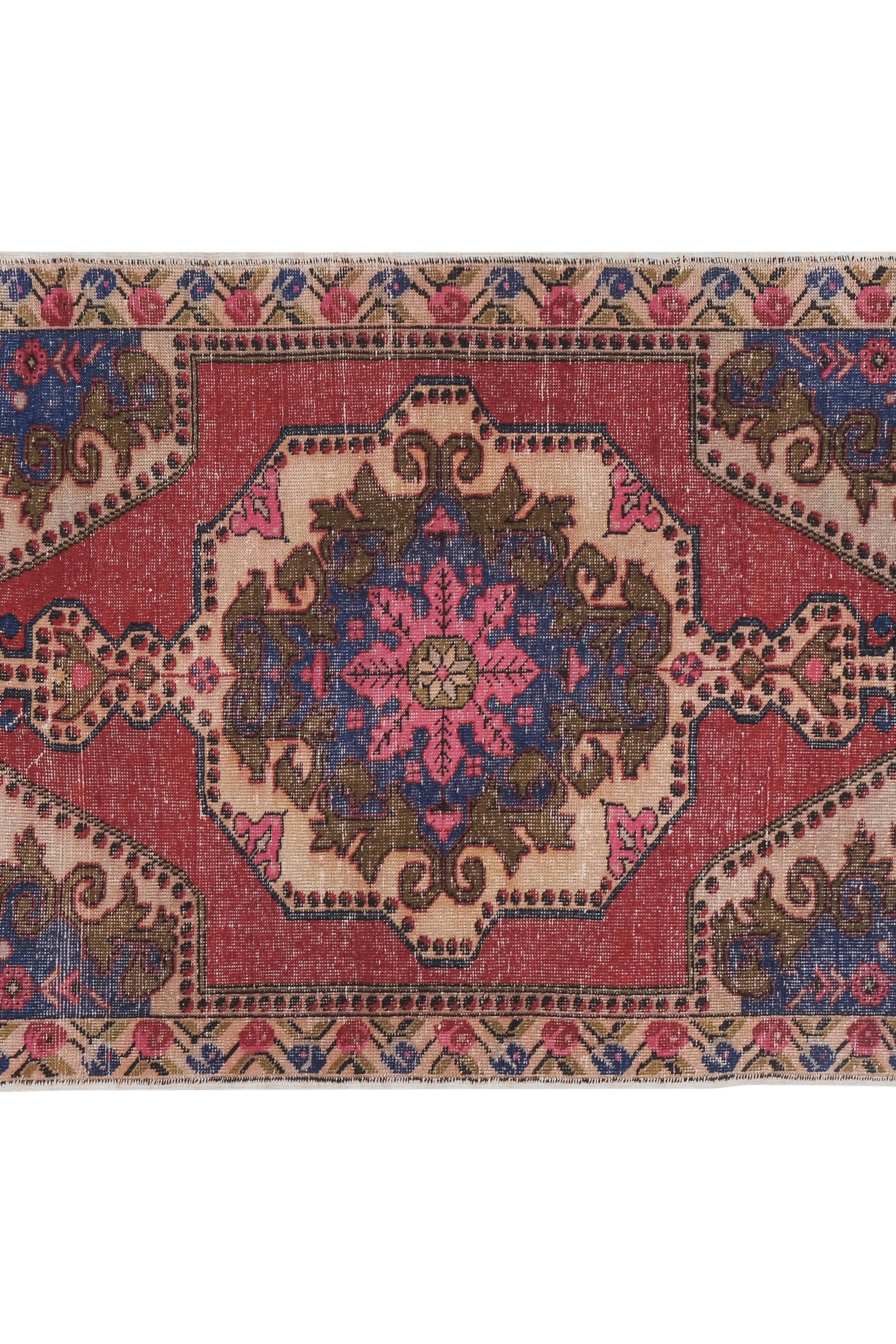 Tapis turc de Oushak, tissé à la main 135x220 cm