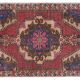 Vintage Turkish rug from Oushak, hand-woven 135x220 cm