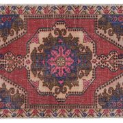 Vintage Turkish rug from Oushak, hand-woven 135x220 cm