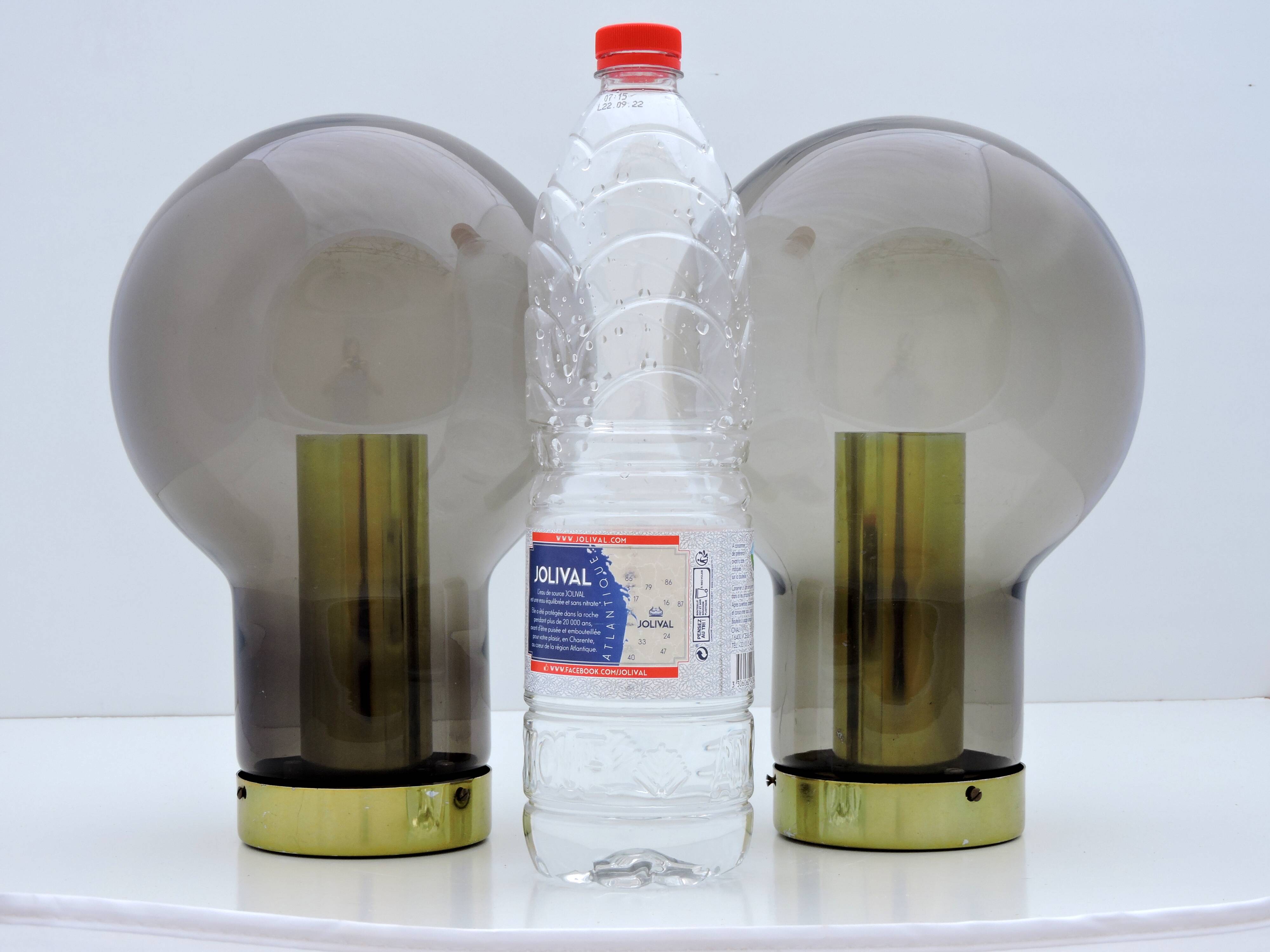 Pair of vintage Dutch ceiling lights by Raak 36 cm