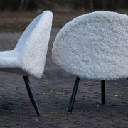 Mid-Century Sofa and Armchairs, Denmark, 1960s, Set of 3